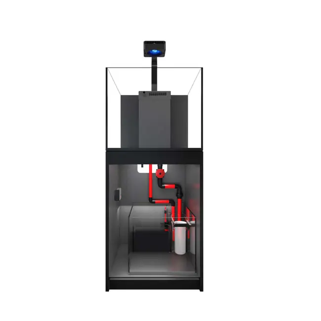 Reefer 200 G3 Deluxe - 52 Gallon Black All In One Aquarium - w/ 1 X RL115 & arm - Red Sea