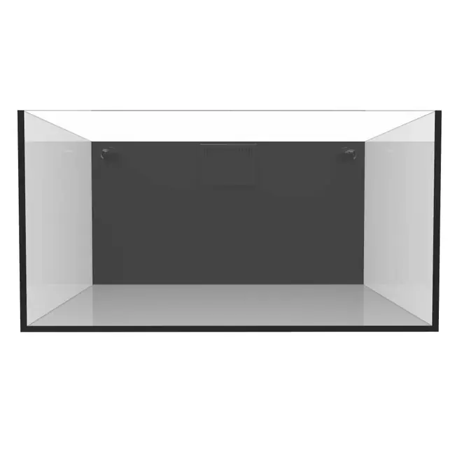 48 Gallon Shallow External Overflow Rimless Nano Tank - Fiji Cube