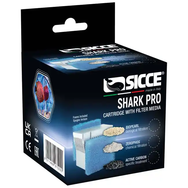 SHARK PRO Carbon Cartridge with Sponge - Sicce