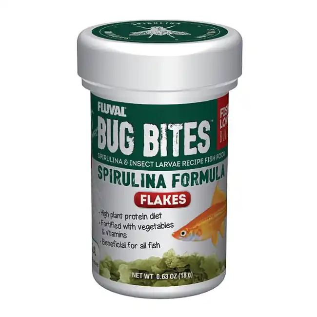 Bug Bites Spirulina Flakes - Fluval