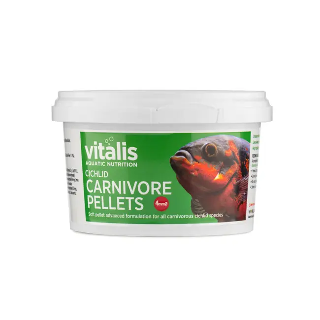 Cichlid Carnivore Pellets (4mm, 160g) - Vitalis