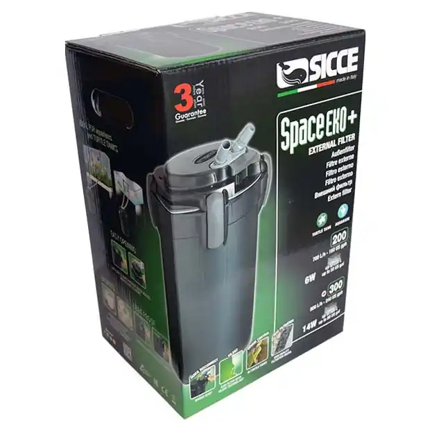 Space EKO+ 200 Canister Filter (190 gph) - Sicce