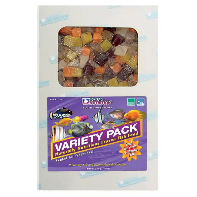 Frozen Variety Pack Fish Food (2 lbs) - Ocean Nutrition