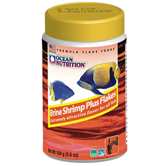 Brine Shrimp Plus Flake Food (5.5 oz) - Ocean Nutrition