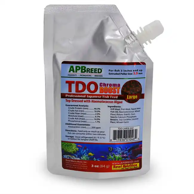TDO-EP2 Large 2.3mm Chroma Boost Fish Food (3 oz) - Reef Nutrition