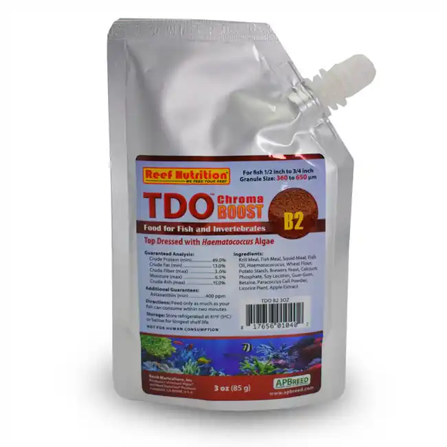 TDO-B2 Chroma Boost Fish Food (3 oz) - Reef Nutrition