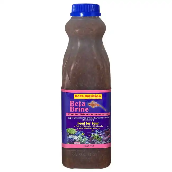 Beta-Brine Super Concentrated Enriched Brine Shrimp (32 oz) - Reef Nutrition