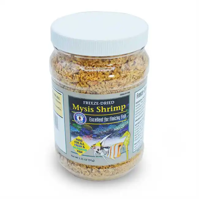 Freeze Dried Mysis Shrimp Fish Food (3.35 oz) - San Francisco Bay Brand