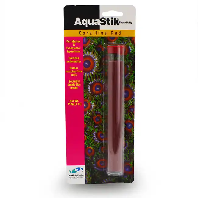 AquaStik Red Coral Epoxy (4 oz) - Two Little Fishies