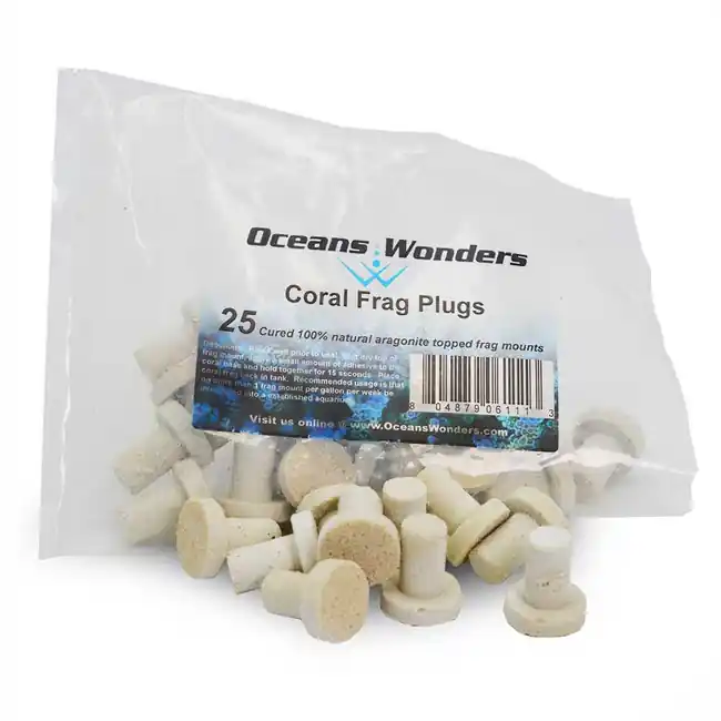 Agrocrete Coral Frag Plugs 3/4" (25 pc) - Oceans Wonders