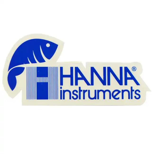 Hanna Instruments Promo Sticker On White Background (Limit 1 Free Item Per Order) FREE OVER $20 - Hanna