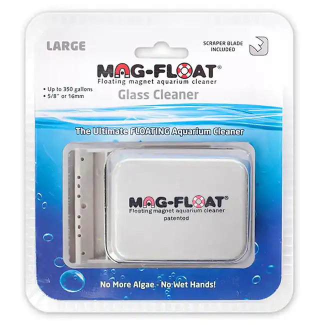 350 Large Glass Algae Magnet w/Scraper - Mag Float