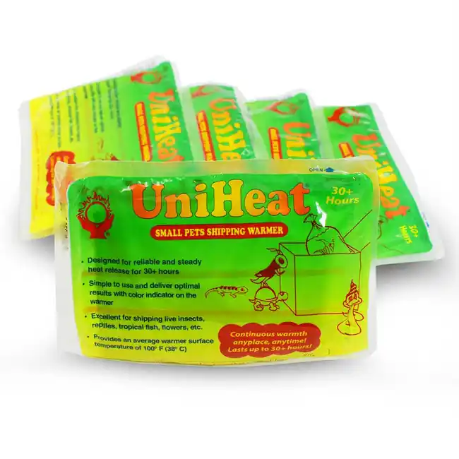 10 Pack (30+ Hours) Uniheat Heat Pack Shipping Warmer - Uniheat
