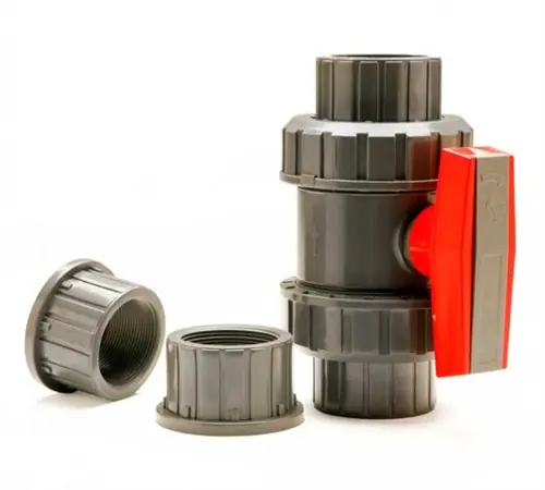 Ball Valve 3/4" SxS & TxT (Grey) - Clear True Union