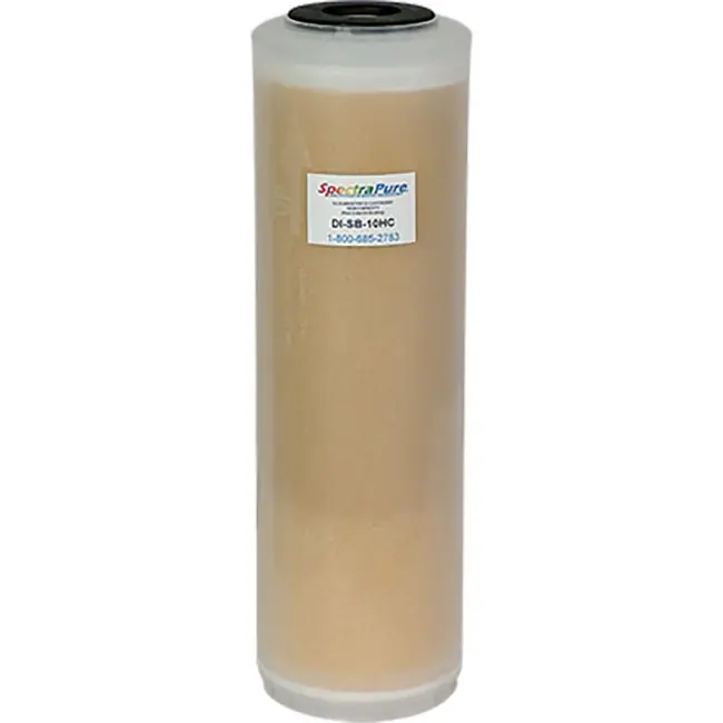 10" High Capacity (NON COLOR INDICATING) Silica Buster DI Filter Cartridge (DI-SB-10HC) - Spectrapure