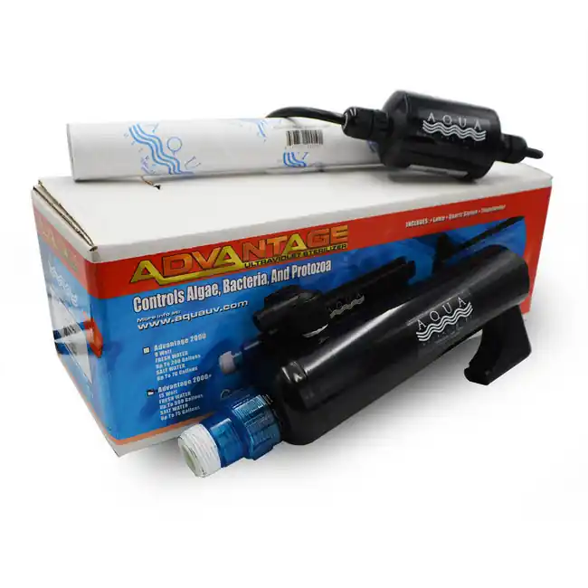 Advantage 2000+ Hang On Sterilizer 15 Watt (1/2" Barb) - AquaUltraviolet