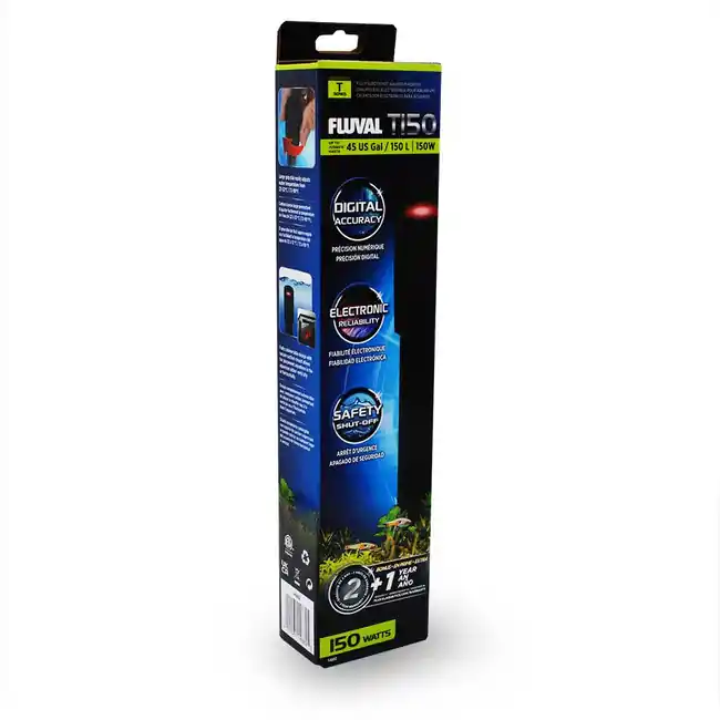 T150 Fully Electronic Aquarium Heater (150 Watt) up to 45 Gallons - Fluval