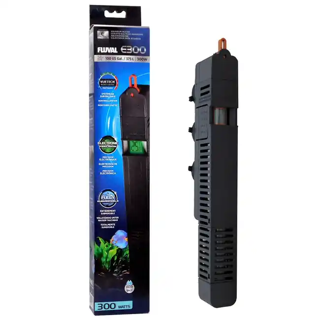 E300 Watt Digital Aquarium Heater (up to 100 Gallons) - Fluval