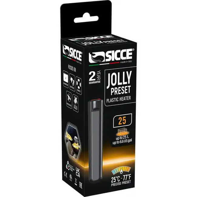 Jolly Preset 25 Watt (up to 6.6 gal) - Sicce