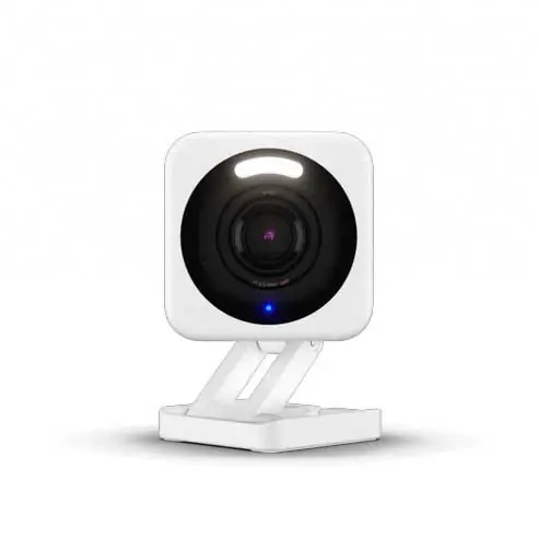 White WYZE Cam v4 2.5K HD WiFi Smart Home Aquarium Security Camera - SaltwaterAquarium