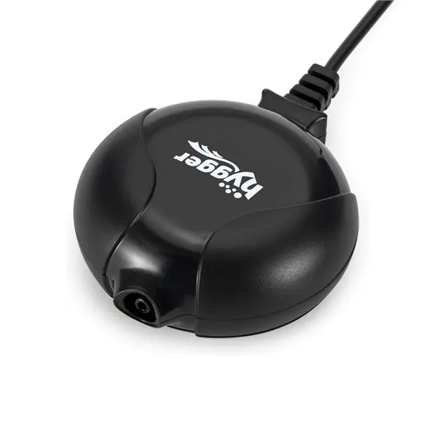 Ultra Silent Piezoelectric Cermic Mini Air Pump (HG811-1.5W) - Black - Hygger