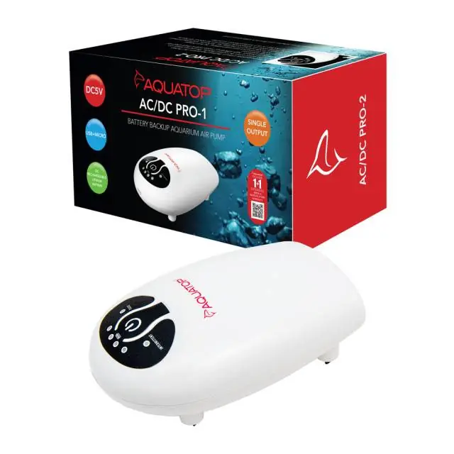 AC/DC Pro-1 Battery Backup Aquarium Air Pump - AquaTop