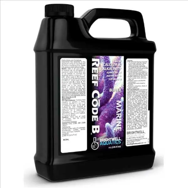 Reef Code B Balanced Calcium & Alkalinity System Part B (2 L) - Brightwell Aquatics