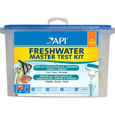 Freshwater Master Test Kit (pH, High Range pH, Ammonia, Nitrite, Nitrate) - API