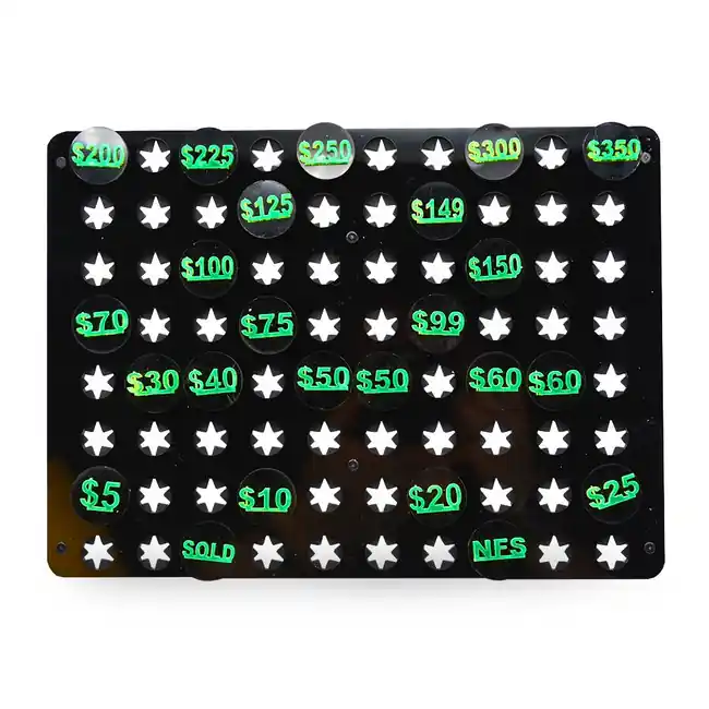 Green Coral Frag Price Plugs (25 PCS) 1" Top, 3/8" Stem - PNW Customs