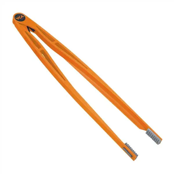 12" (ORANGE) Never-Rust Aquarium Tweezers UV - 2nd Gen - VCA