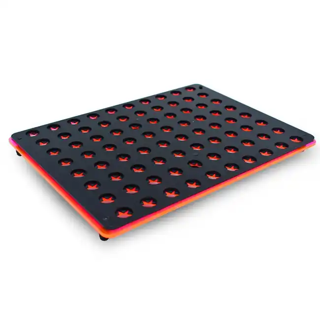 (Pink) 80 Hole Frag Rack Flat Tray w/Frag Lock - PNW Customs
