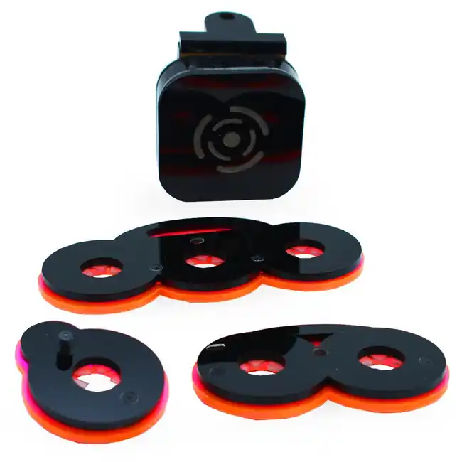 Modular 3 Rack Frag System (1/2" Glass) Pink w/Frag Lock - PNW Customs