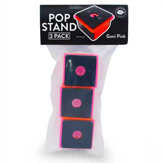 3 PACK - Frag POP UP Stand (Pink on Black) - PNW Customs