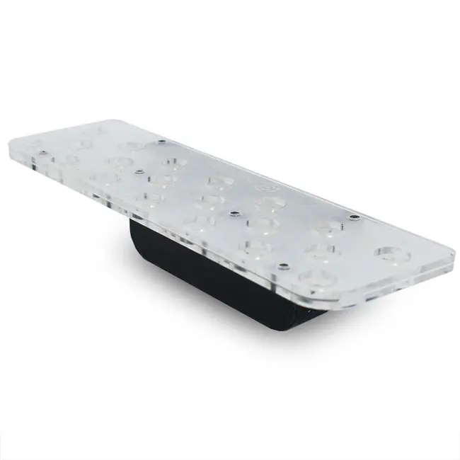 20 Hole Premium Medium Frag Rack (3/4" Glass) Frost w/Frag Lock - PNW Customs