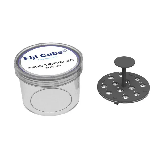 Coral Frag Traveler with Plug Locking System (12 Holes) - Fiji Cube
