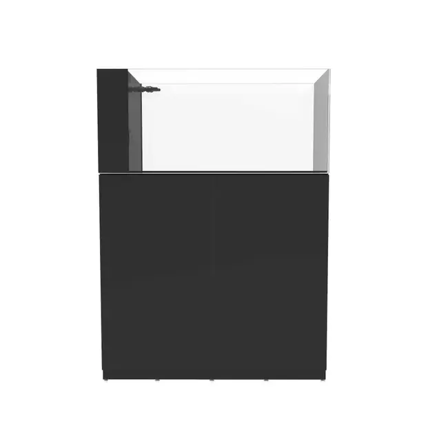 38 Gallon Rimless AIO Glass Nano Tank - Black Stand - PRO Series - Fiji Cube