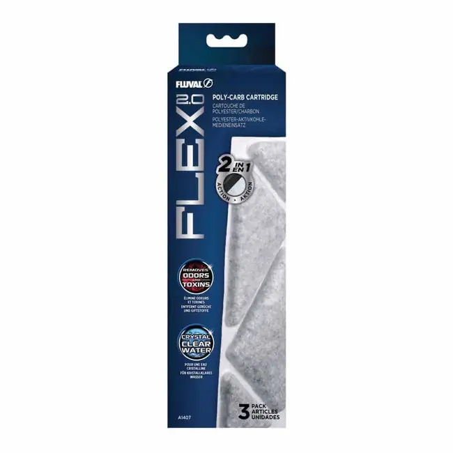 Flex 2.0 Poly-Carb Cartridge (3-Pack) - Fluval
