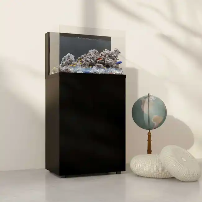 ProStar Rimless AIO 23 Aquarium w/ BLACK Stand - Pro Clear Aquatic Systems
