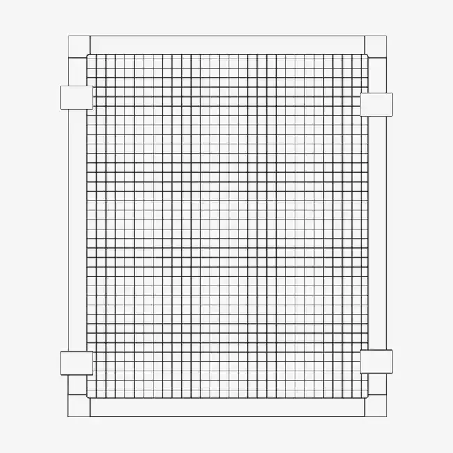 CUBE 25 Peninsula Mesh Lid - Waterbox