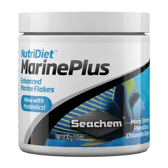 NutriDiet Marine Plus Flakes w/Probiotics (30g) - Seachem