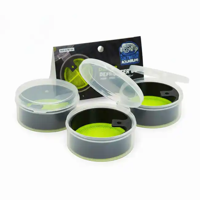 (3 Pack) - Deluxe Frozen Food Defroster Cup - THAW - RINSE - FEED - REPEAT- SaltwaterAquarium.com