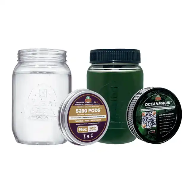 5280 Pods & OceanMagik Phyto Combo (32 oz of each) - Algae Barn