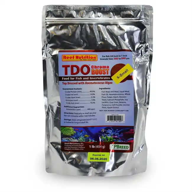 TDO-C1 Extra-Small Chroma Boost Fish Food (16 oz) - Reef Nutrition