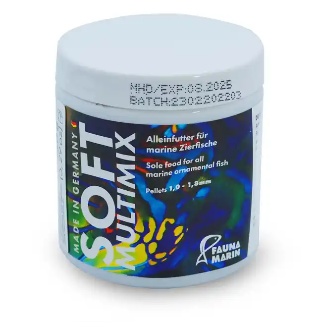 Soft Multi Mix Pellet Fish Food (250 ml) - Fauna Marin