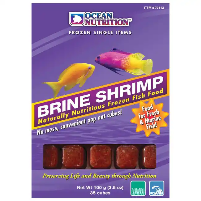 Frozen Brine Shrimp (35 cubes, 3.5 oz) - Ocean Nutrition