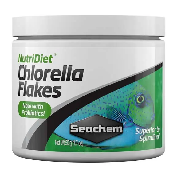NutriDiet Chlorella Flakes w/ Probiotics (50g) - Seachem