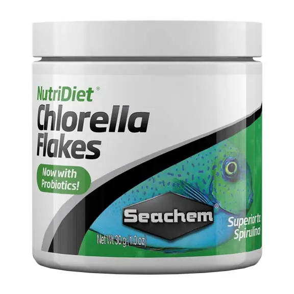 NutriDiet Chlorella Flakes w/ Probiotics (30g) - Seachem