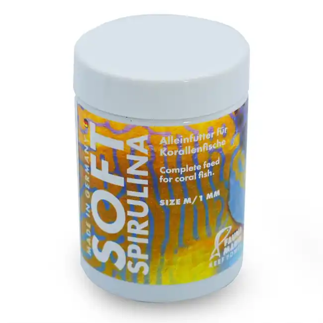 Soft Spirulina Large Pellet Fish Food (100 ml) - Fauna Marin