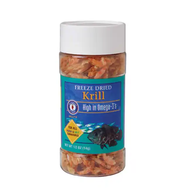 Freeze Dried Krill Fish Food (0.5 oz) - San Francisco Bay Brand