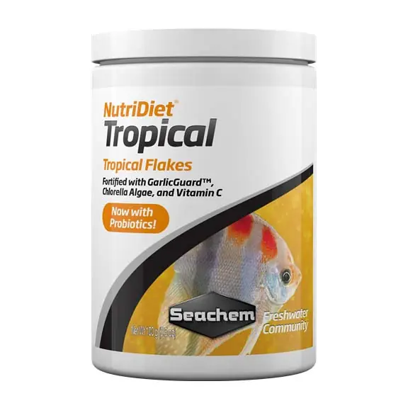 NutriDiet Tropical Flakes w/Probiotics (100g) - Seachem